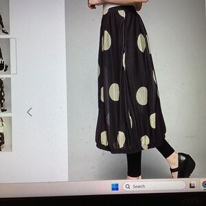 LISA BAYNE MESH BILLOW SKIRT XL